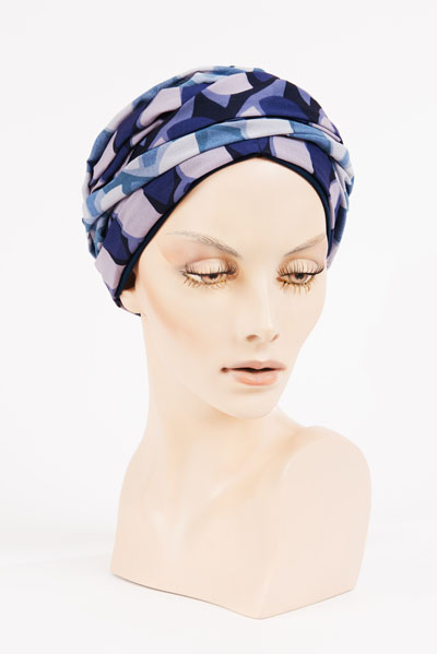 Exemple de turban en vente dans notre Salon Paris 8ème